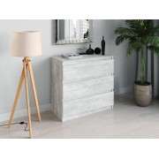 Комод Т-214  Колір корпусу Бетон, Колір фасадів Бетон